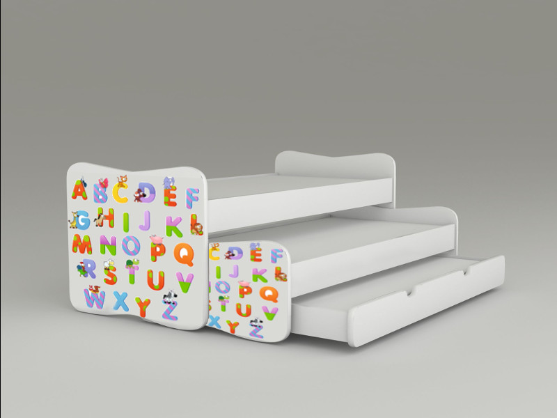 Becks postel pre tri deti Abeceda